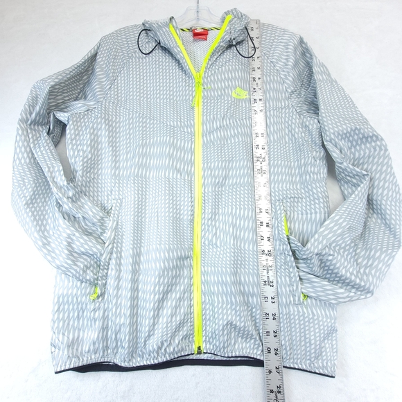 Nike Womens Gray Windbreaker Jacket Size Medium - Picture 3 of 6